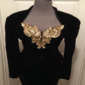 Velvet Skirt Set